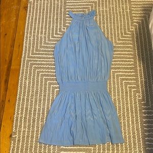 RAMY BROOK MINI BLUE KAROLINE DRESS SIZE SMALL